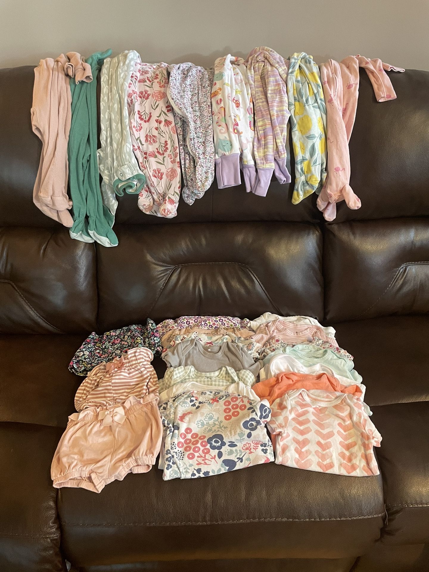 53 Pieces Of 6-9 Month Baby Girl Clothes 