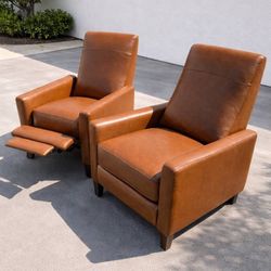 Barcalounger Leather Recliner Chair – Push Back (Costco)