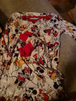 Disney Mickey & Minnie Mouse Print Robe