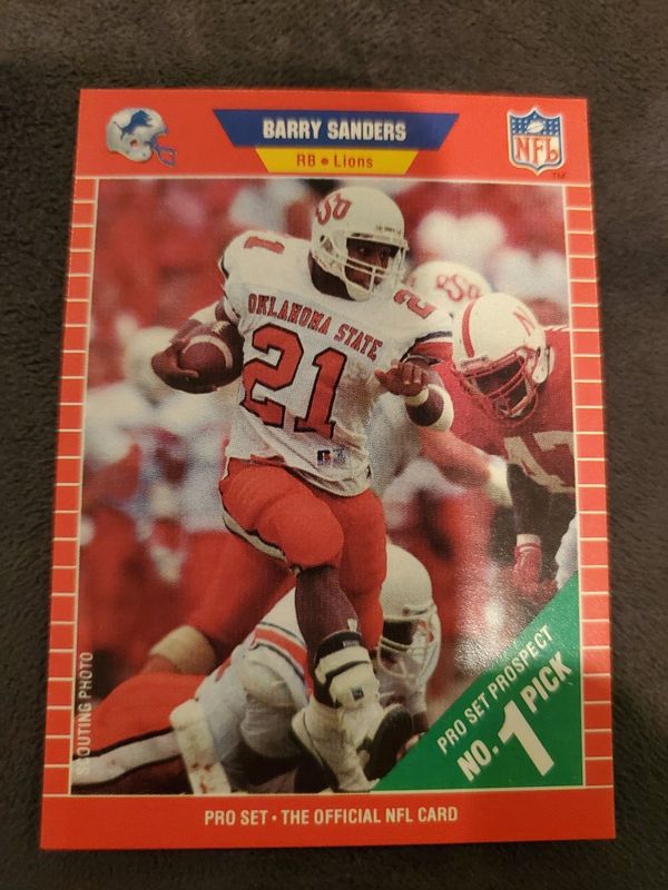 Barry Sanders 1989 Pro Set rookie card for Sale in Gilbert, AZ - OfferUp