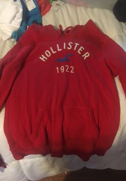 Red Hollister hoodie jacket
