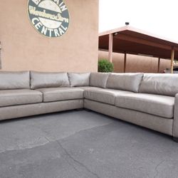 Aiden & Ivy 3 Piece Tayler Leather Sectional Sofa Couch