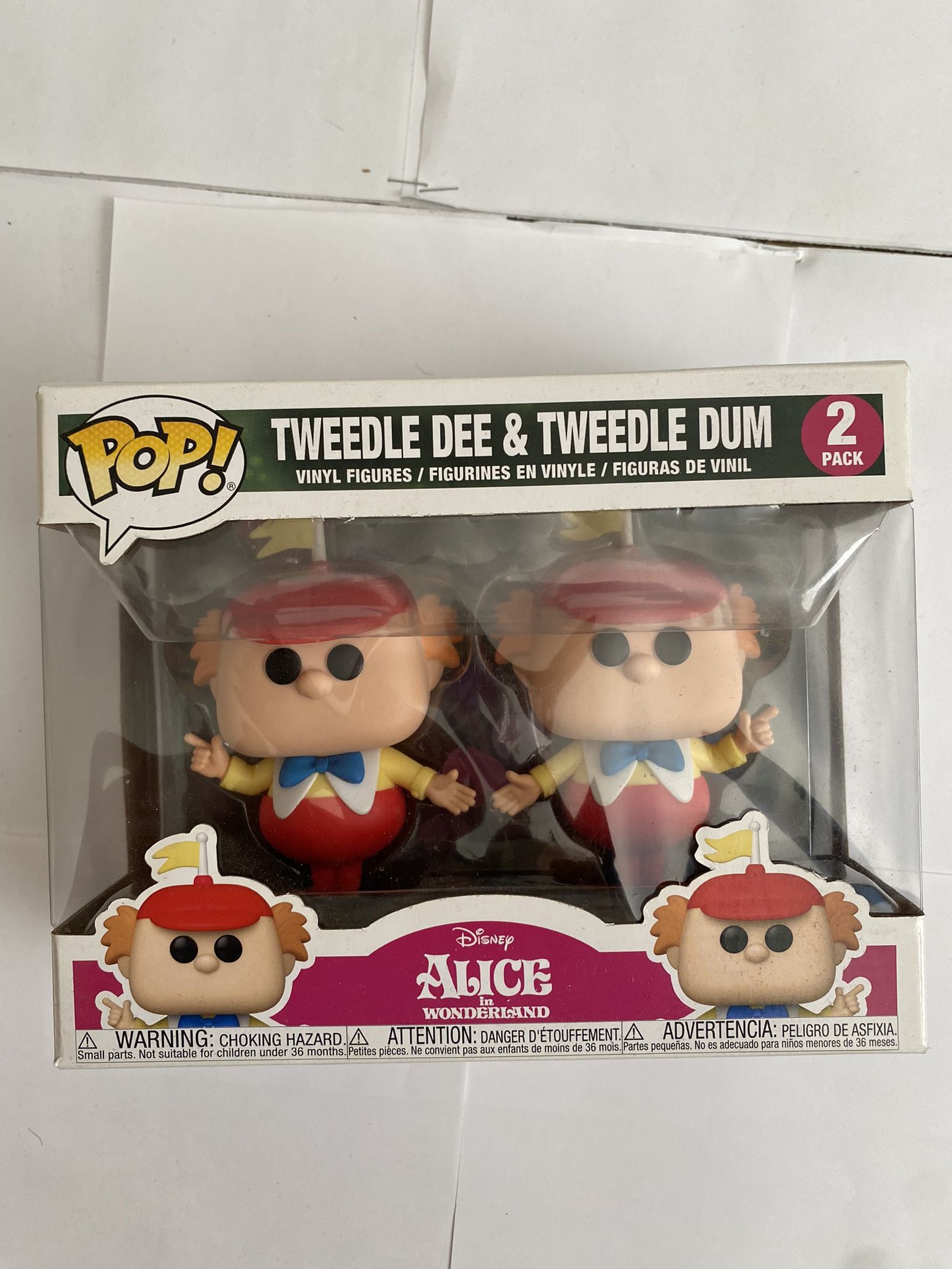 Disney Tweedle Dee and Tweedle Dum Funko Pop