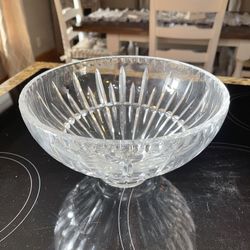 Vintage Ceska Crystal Glass Bowl