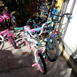Bicycle Bundle 3 Bicycles For $40 Good Condition Like New Size 12" 16" 20"