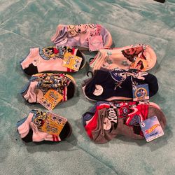 Socks Sponge Bod , Sonic , Moana , Frozen Hot Wheels  All New