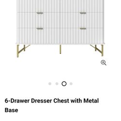 6 Drawers Dresser Chest