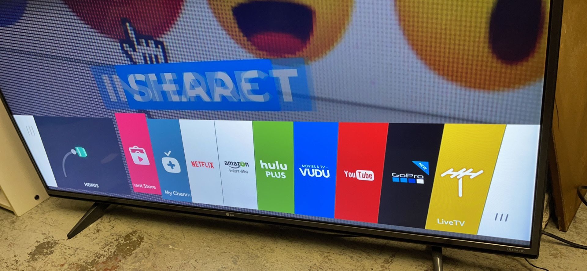 Lg 55in. Smart tv Price Firm