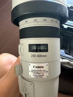 CANON ZOOM LENS EF 200-400mm 1:4 L IS USM EXTENDER 1.4x IMAGE STABILIZER ULTRASONIC
