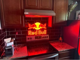 RED BULL LED LIGHT SIGN NEON STYLE