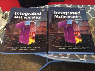 Integrated Mathematics Vol 1 & 2 - Never Used