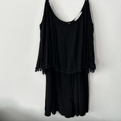 Lush Fringed Romper 