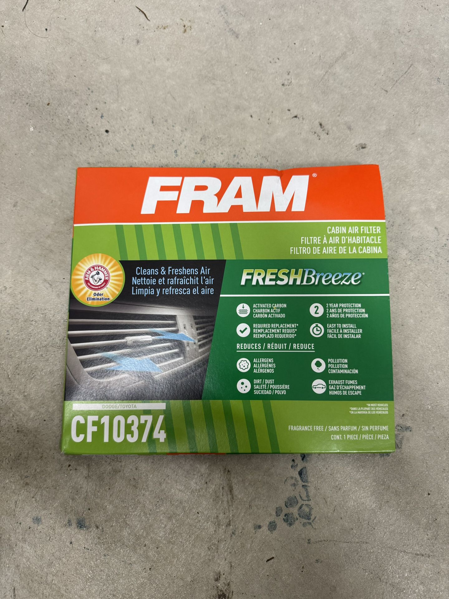 CF10374 Cabin Air Filter