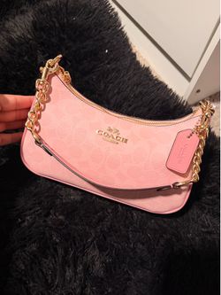 Pink coach bag