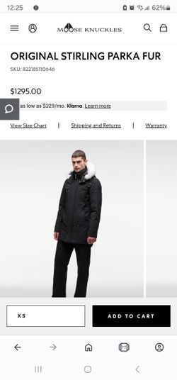 Moose Knuckles Down Jacket with Fox Fur Hoodie 