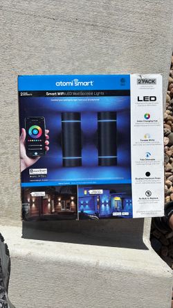 Smart WiFi led wall sconce lights
