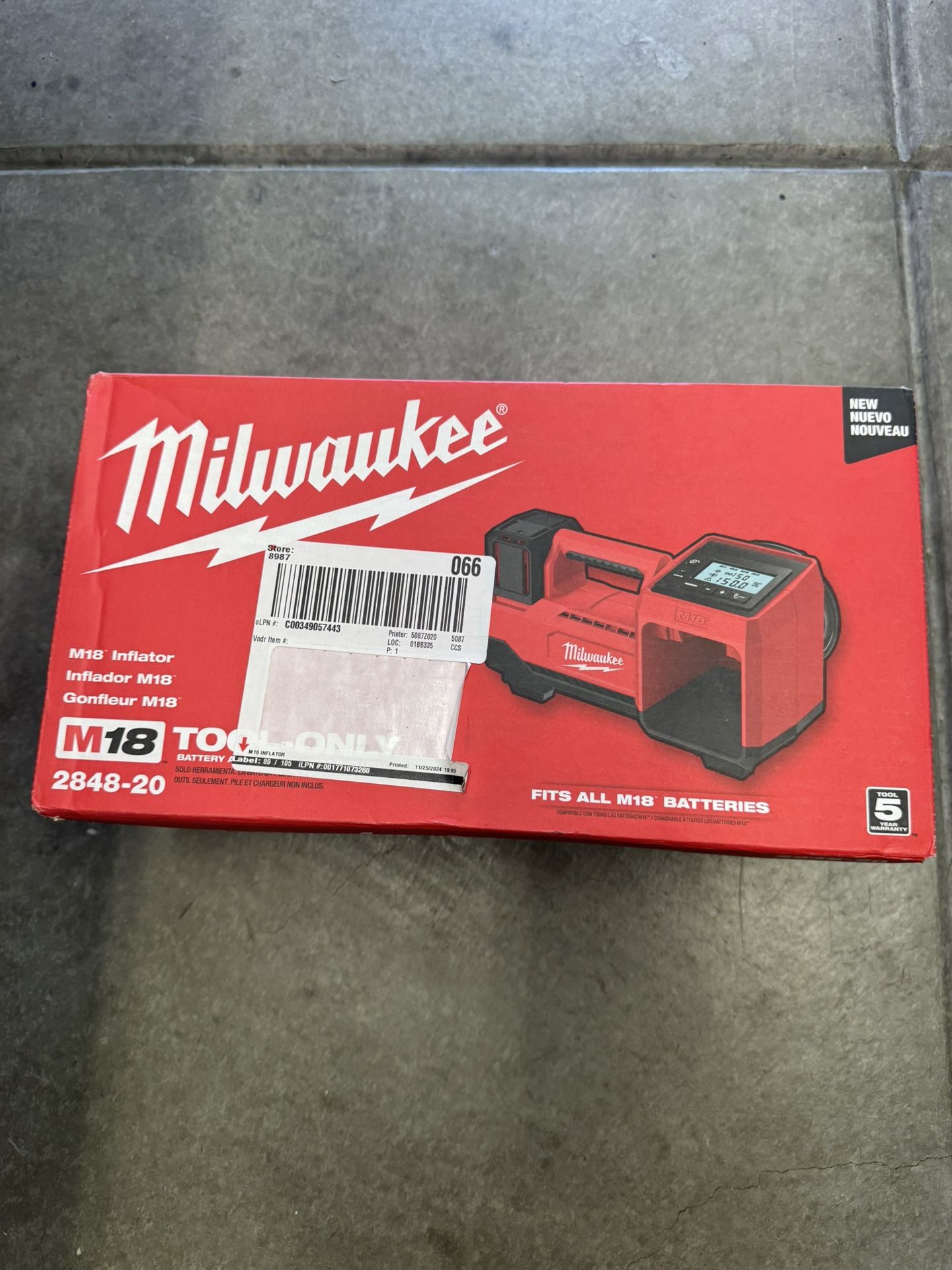 Milwaukee Air Compressor