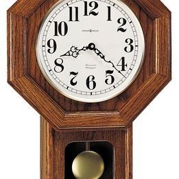 Howard Miller Katherine Schoolhouse Style Chiming Pendulum Wall Clock Quartz 620112 (Brand New)