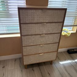 Ella Capiz 5-Drawer Dresser (30") - West Elm