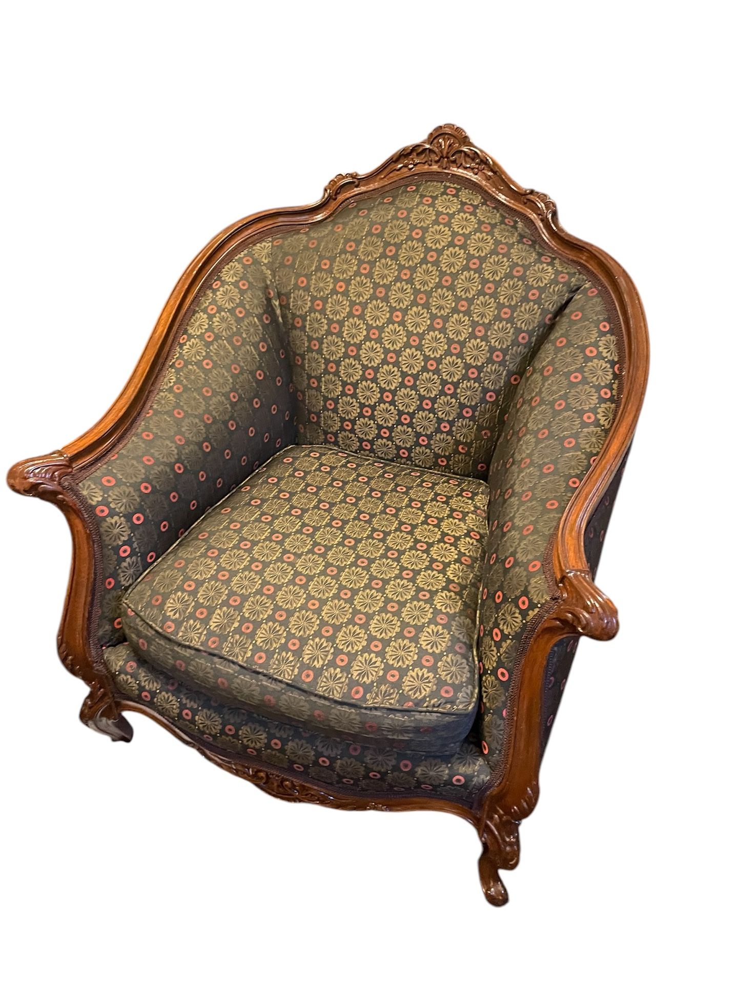 Antique Just Reupholstered Victorian Chair