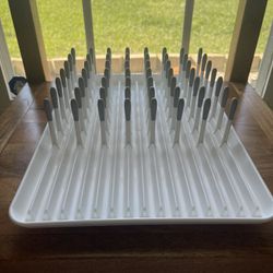 White Baby Bottle Drying Rack