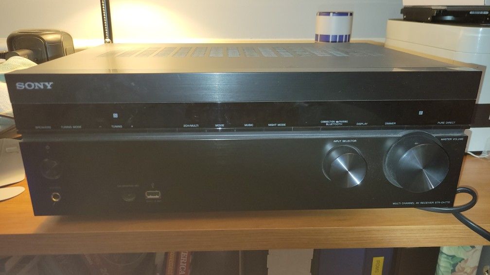 Sony STR-DH770 7.2 Channel Bluetooth 4K AV HDMI Home Theater Stereo Receiver