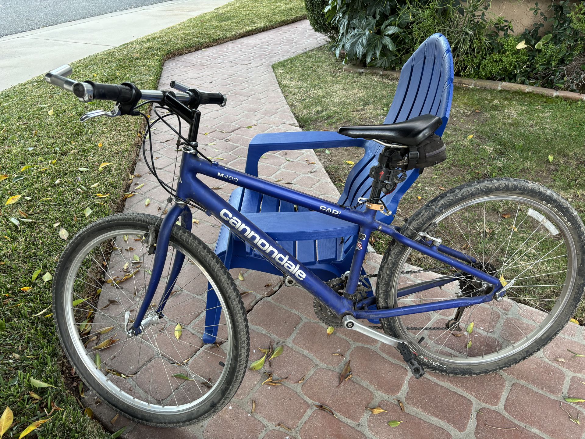 [日暮里駅引き取り限定]Cannondale M400 ブルー色　クロスバイク Cannondale M400 CAD2 XSmall Bicycle Blue Cannondale M400