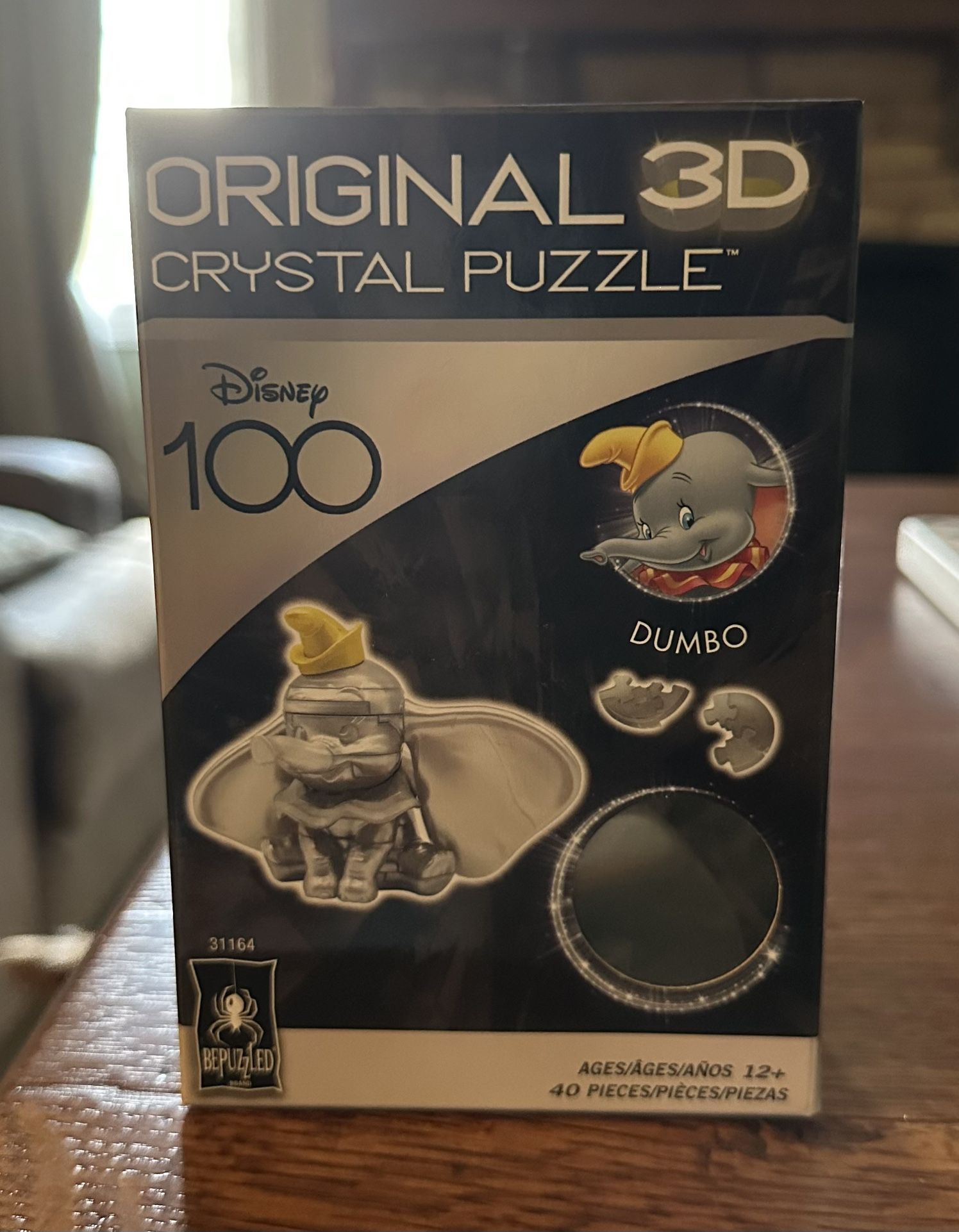 BePuzzled Disney 100 Platinum Edition Dumbo 3D Crystal Puzzle