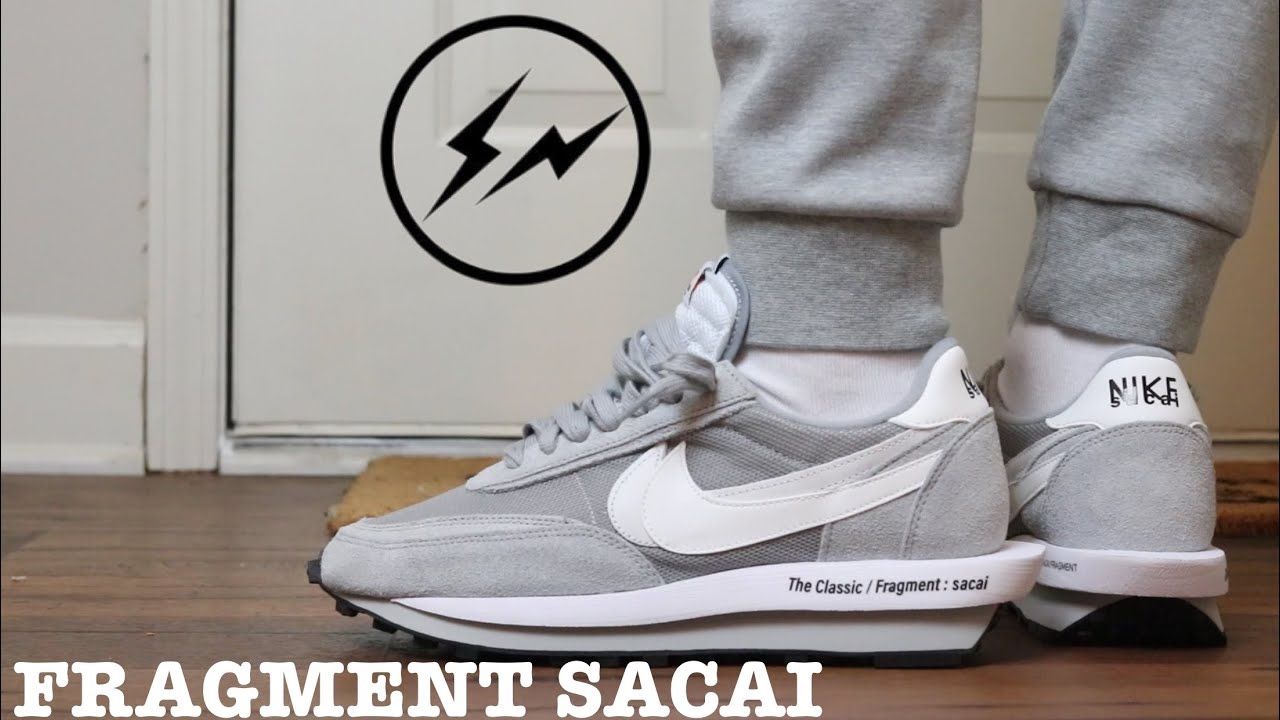 Nike Sacai Fragment Waffle Gray Size 8 