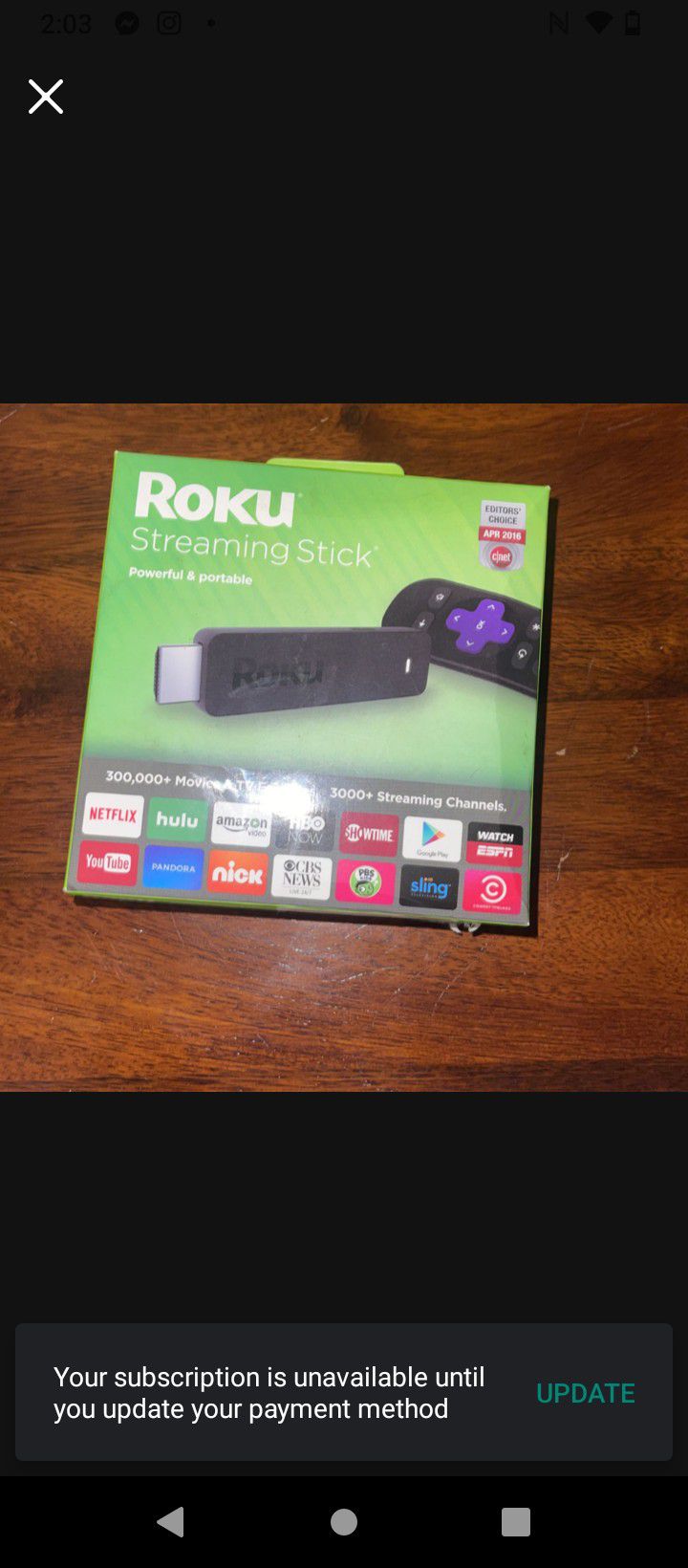 Roku Streaming Stick 