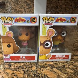 Arthur And Dw Funko Pops