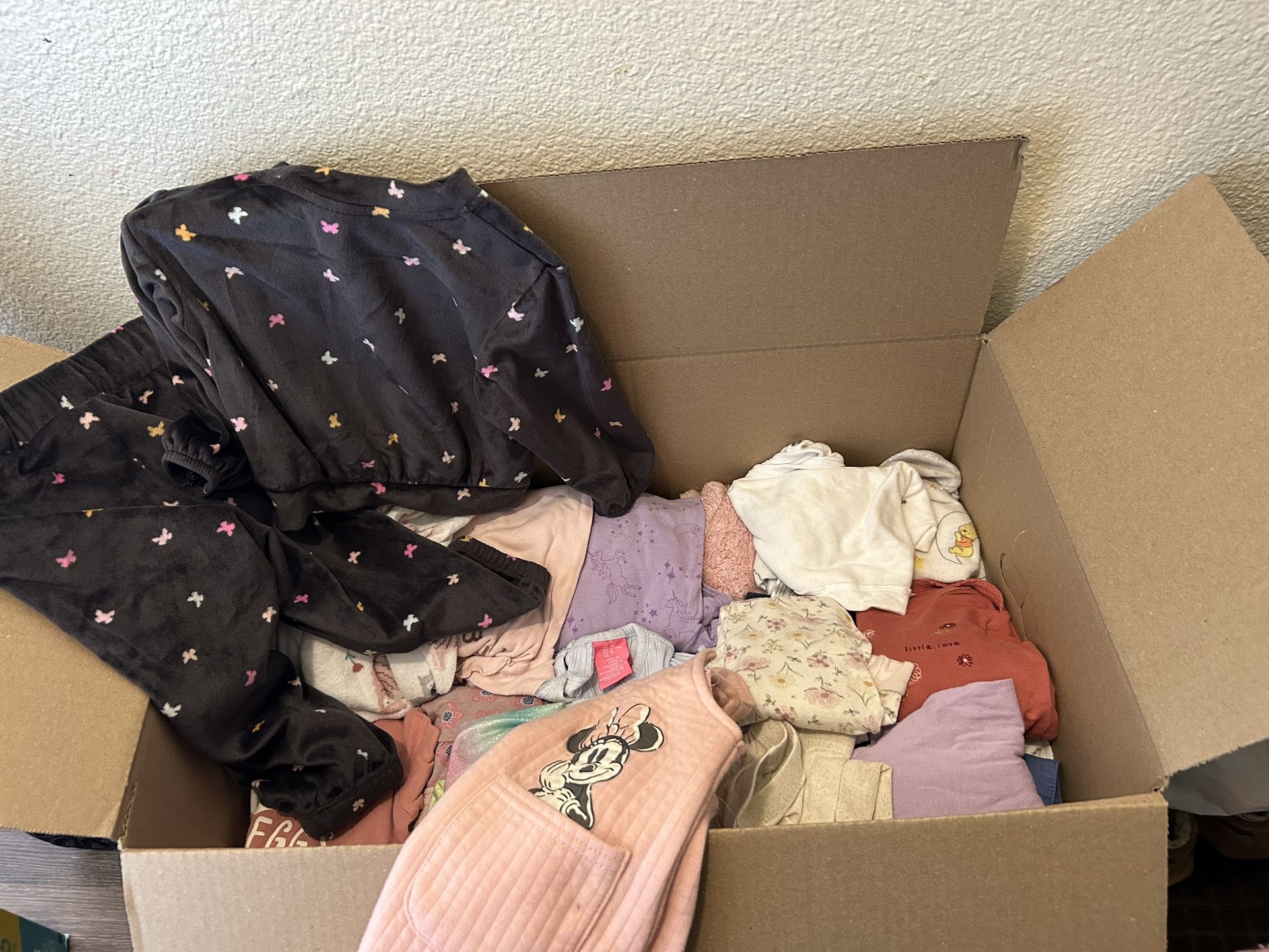 Box Of Toddler Clothes 