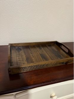 Beautiful wood tray