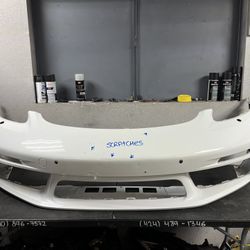 2017-2018-2019 PORSCHE 718 CAYMAN BOXTER FRONT BUMPER OEM USED