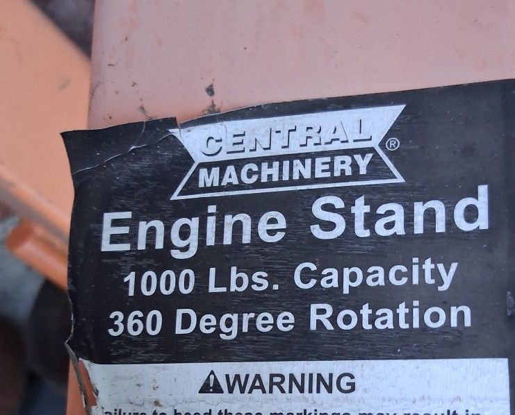 (Used) Engine Stand - 1,000 Lbs. Stand - 1,000 Lbs.