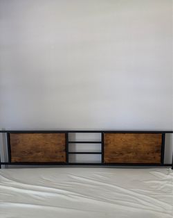 King size bed frame and mattress
