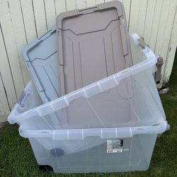 Two Large Storage Containers