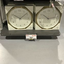 20” Brass Wall Clock 