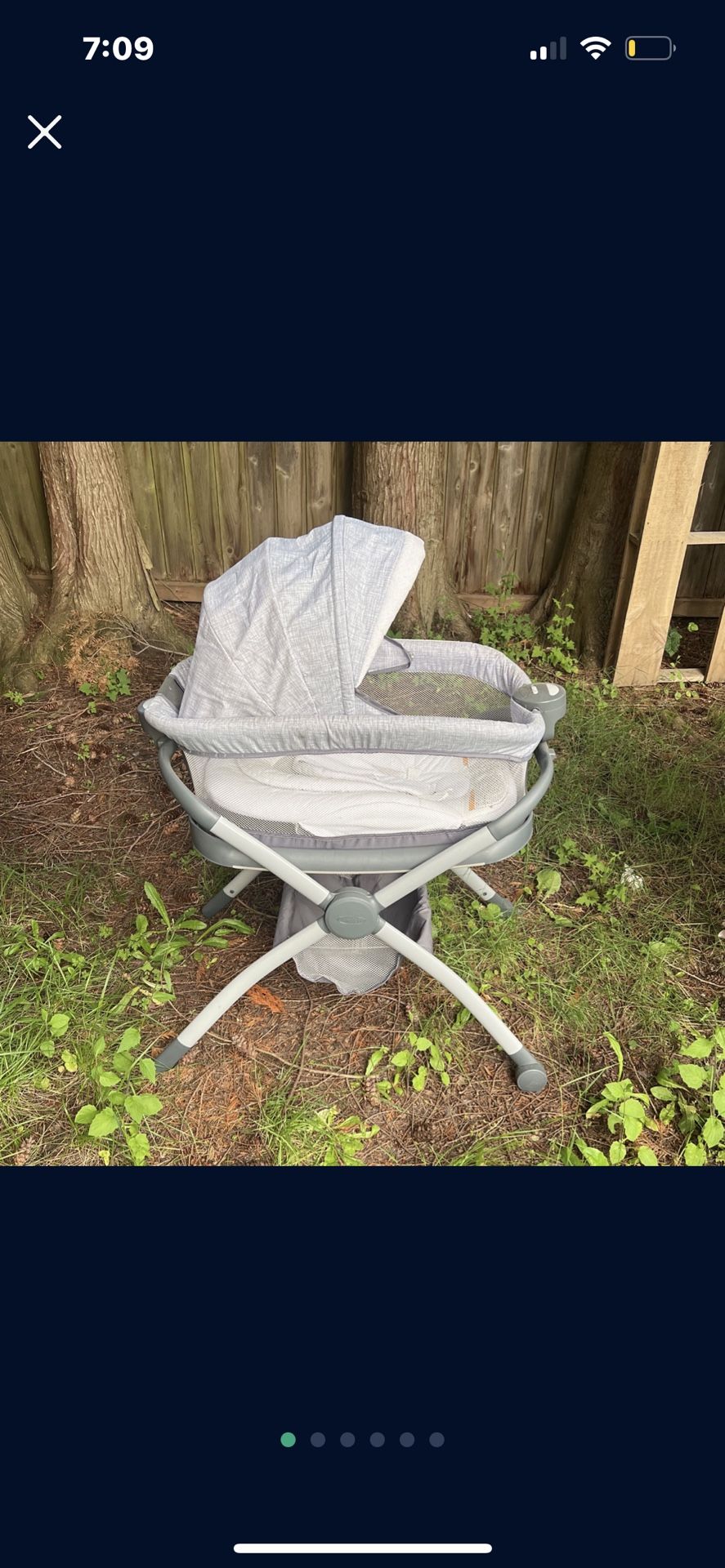 Baby Bassinet W/ Storage & changing table