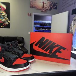 Jordan 1 Satin Bred 