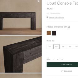 Console Table
