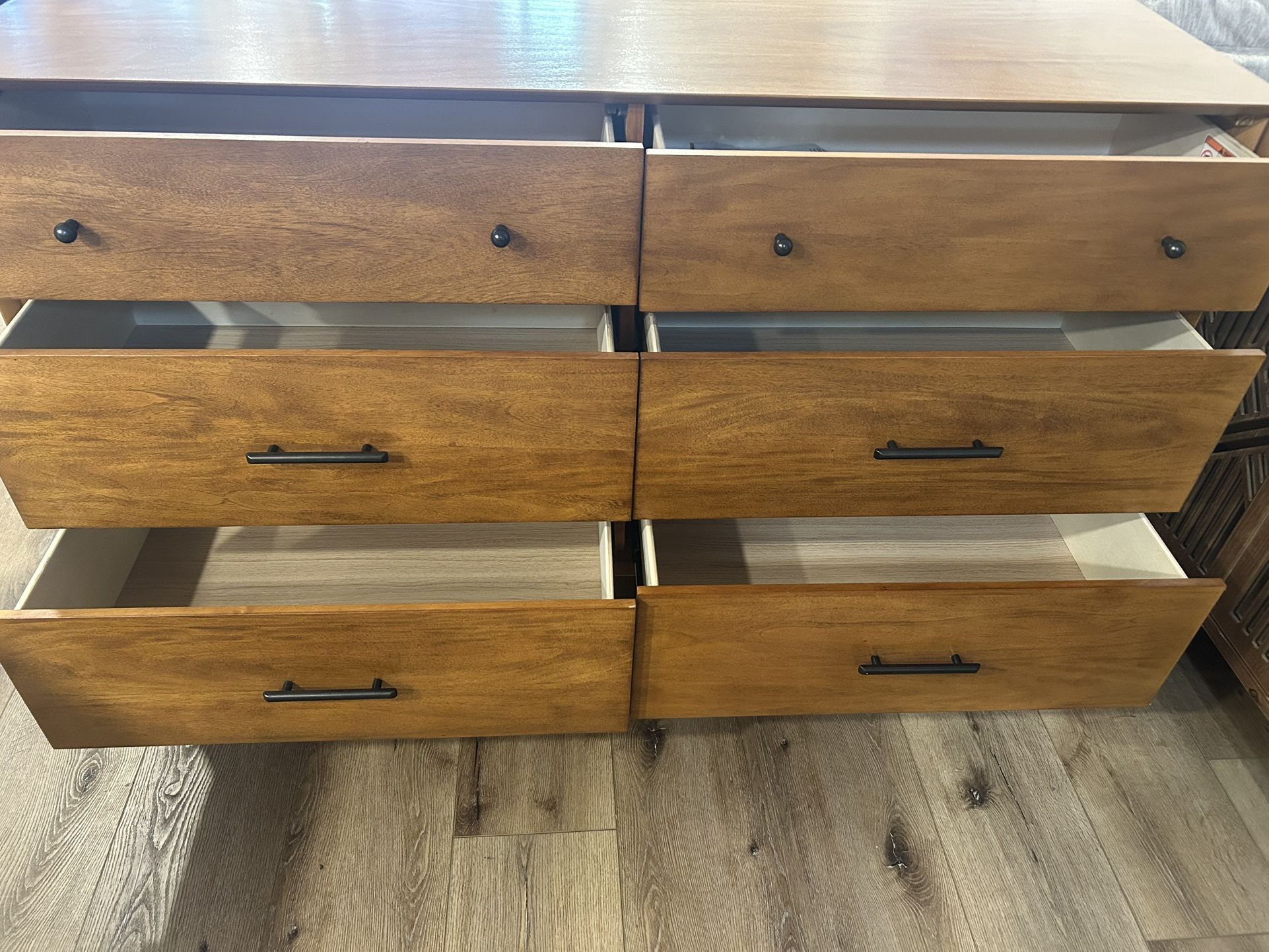 Living Spaces Mid Century Modern Dresser 