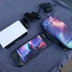 0 Games installed Or Disc. But Limited edition White Dock. Case, charger. & 2020 V2 Nintendo Switch 128GB Fornite Custom $180! I don't sell to Crackhe