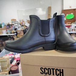 Ankle High Rubber Boots 