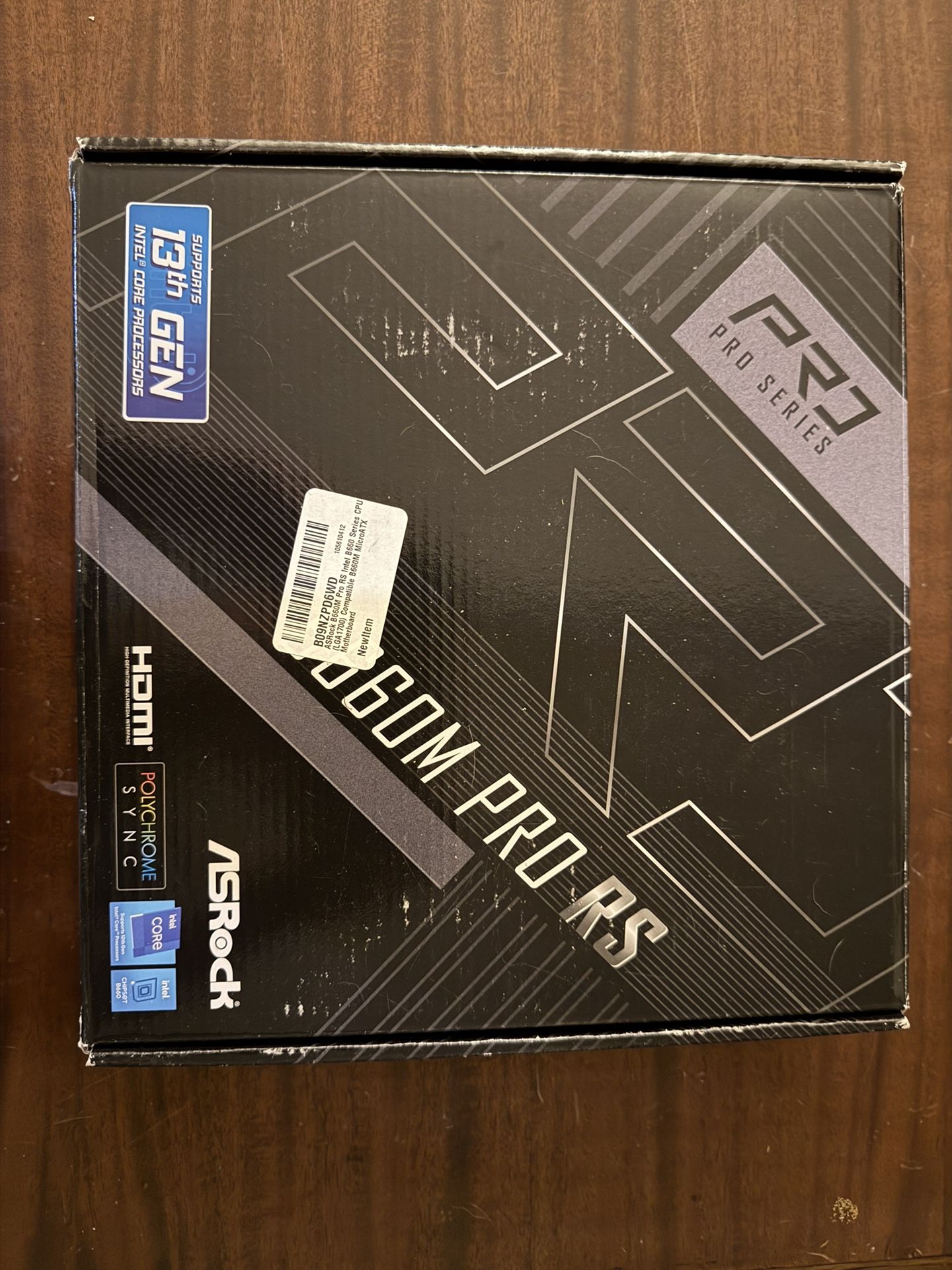 ASRock B660 Pro RS ATX Motherboard – LGA 1700, DDR4 – New