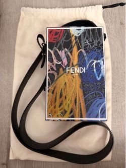 Fendi graffiti mini trunk bag