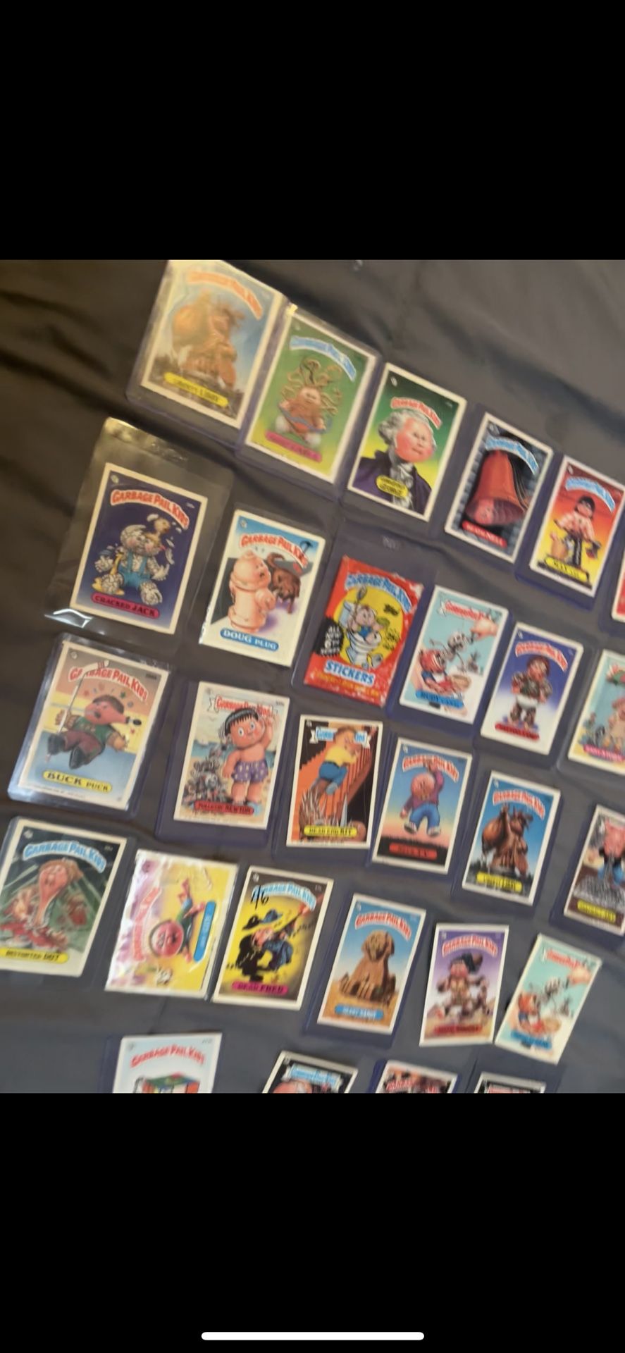 Vintage Garbage Pail kids from mid 1980s