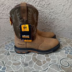 WORK BOOTS ARIAT SOFT TOE SIZE 10 MENS 