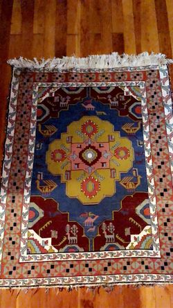 Turkish Hand Knotted Silk Rug