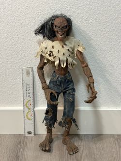 2002 Art Asylum Iron Maiden Number Of The Beast Eddie Giant action figure toy